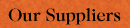 Links to suppliers of products contained in the RemediKits